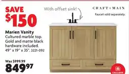 Home Hardware Marien Vanity offer