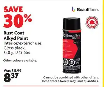 Home Hardware Rust Coat Alkyd Paint offer