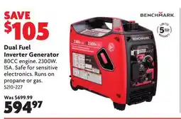 Home Hardware Dual Fuel Inverter Generator offer