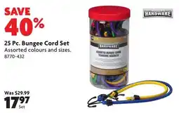 Home Hardware 25 Pc. Bungee Cord Set offer