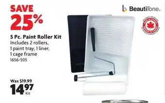 Home Hardware 5 Pc. Paint Roller Kit offer
