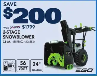 RONA 2-STAGE SNOWBLOWER offer