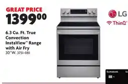 Home Hardware 6.3 Cu. Ft. True Convection InstaView Range with Air Fry offer