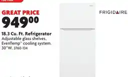 Home Hardware 18.3 Cu. Ft. Refrigerator offer