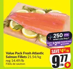 FreshCo Value Pack Fresh Atlantic Salmon Fillets offer