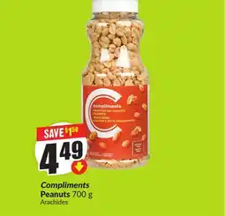 FreshCo Compliments Peanuts 700 g offer