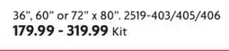 Home Hardware Sliding Mirror door kit offer