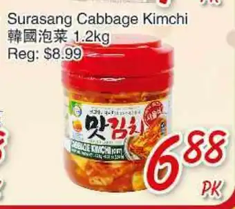 Foody Mart Surasang Cabbage kimchi offer