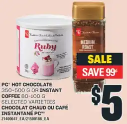 Valu-mart CHOCOLAT CHAUD OU CAFÉ INSTANTANÉ PC offer