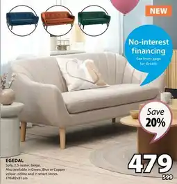 JYSK EGEDAL Sofa offer