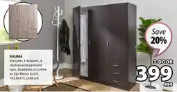 JYSK RAUMA Wardrobe offer