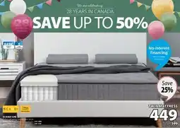 JYSK SCANDI GRE Pocket-coil spring mattress, firm, 23 cm offer