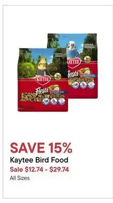 Petvalu Kaytee bird food offer