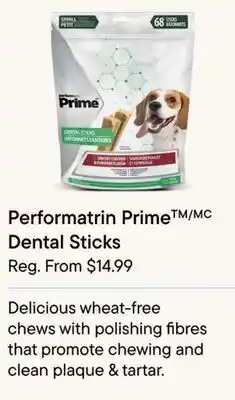 Petvalu Performatrin Prime Dental Sticks offer