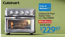Walmart Cuisinart Air Fryer Toaster Oven offer