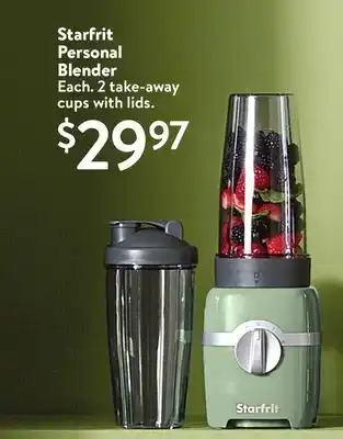 Walmart Starfrit Personal Blender offer