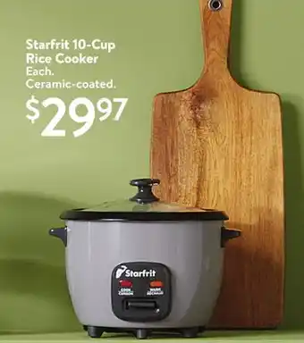 Walmart Starfrit 10-Cup Rice Cooker offer