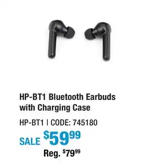 Long & McQuade HP-BT1 Bluetooth Earbuds with Charging Case - Black offer