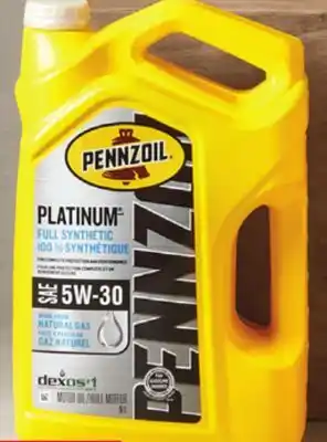 Walmart Pennzoil Platinum Synthetic Motor Oil offer