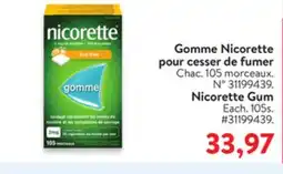 Walmart Nicorette Gum offer