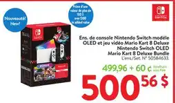 Walmart Nintendo Switch OLED Mario Kart 8 Deluxe Bundle offer