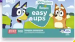 Walmart Pampers Giant Pack Easy Ups Training Pants offer