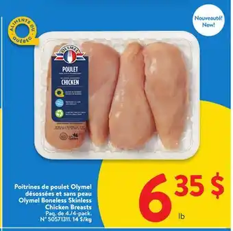 Walmart Olymel Boneless Skinless Chicken Breasts offer