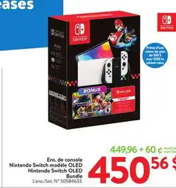 Walmart Nintendo Switch OLED Bundle offer