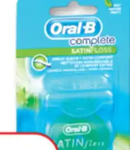 Familiprix Oral-B Complete mint satin floss 50m offer