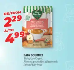 Familiprix BABY GOURMET Organic, Selected baby foods offer