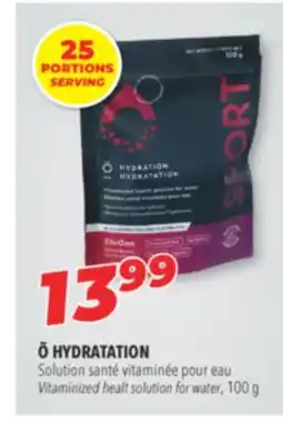 Familiprix Ö HYDRATATION Vitaminized healt solution for water, 100 g offer