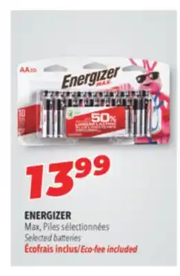 Familiprix ENERGIZER, Max, Piles Selected batteries offer