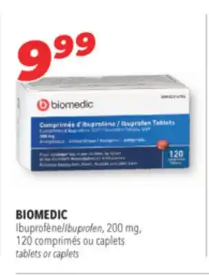 Familiprix BIOMEDIC, Ibuprofen, 200 mg, 120 tablets or caplets offer