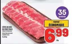 Metro CÔTES DE DOS DE PORC FRAIS | FRESH PORK BACK RIBS offer