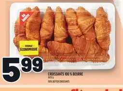 Metro CROISSANTS 100% BEURRE | 100% BUTTER CROISSANTS offer