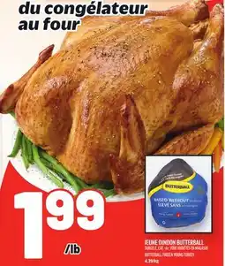 Metro JEUNE DINDON BUTTERBALL | BUTTERBALL FROZEN YOUNG TURKEY offer