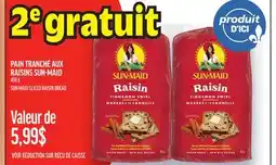Metro PAIN TRANCHÉ AUX RAISINS SUN-MAID | SUN-MAID SLICED RAISIN BREAD offer