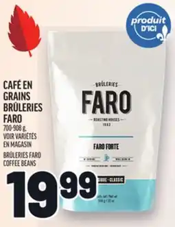 Metro CAFÉ EN GRAINS BRÛLERIES FARO | BRÛLERIES FARO COFFEE BEANS offer