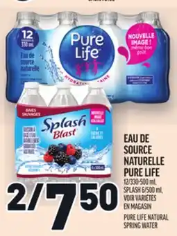 Metro EAU DE SOURCE NATURELLE PURE LIFE | PURE LIFE NATURAL SPRING WATER offer
