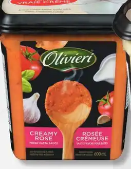 IGA OLIVIERI PASTA SAUCE offer