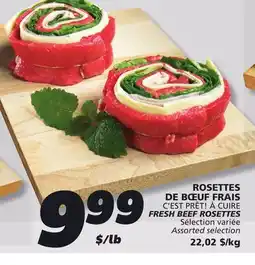 IGA FRESH BEEF ROSETTES offer
