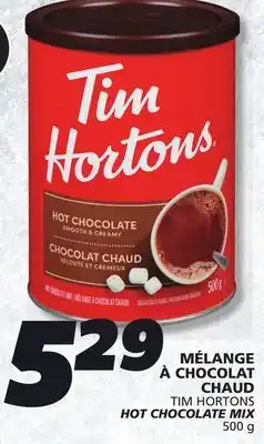 IGA TIM HORTONS HOT CHOCOLATE MIX offer