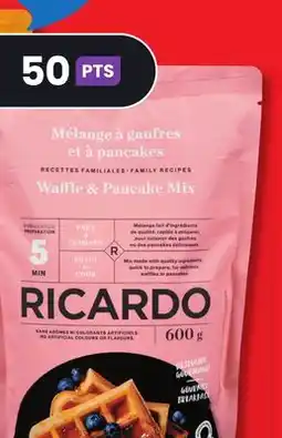 IGA RICARDO THIN CREPE OR WAFFLE & PANCAKE MIX offer