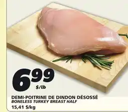 IGA BONELESS TURKEY BREAST HALF offer