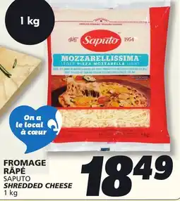 IGA SAPUTO SHREDDED CHEESE offer