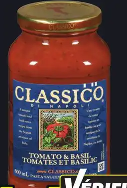 IGA CLASSICO PASTA SAUCE offer