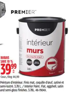 Canadian Tire Premier Interior Paint offer