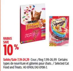 Canadian Tire Hartz Selected Cat Food and Treats offer