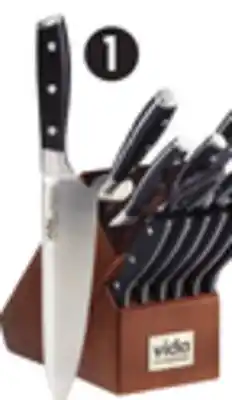 Canadian Tire Vida by PADERNO 14-Pc Premium Japanese Steel Knife Block Set offer