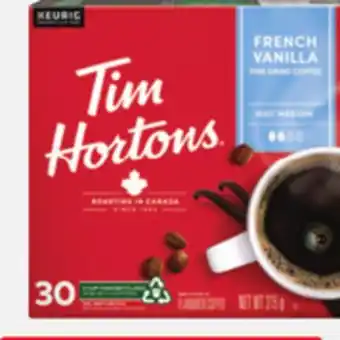 Canadian Tire Selected Tim Hortons Coffee or Tea K-Cup Pods, 30-Ct offer